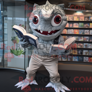 Silver Piranha mascot...