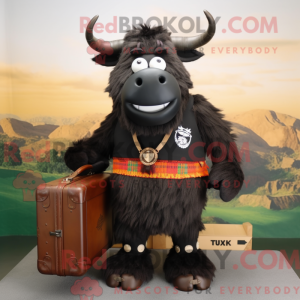 Costume mascotte de Yak...