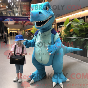 Cyan Tyrannosaurus...