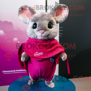 Magenta Chinchilla mascot...