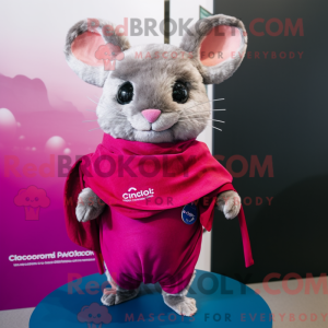 Magenta Chinchilla maskot...
