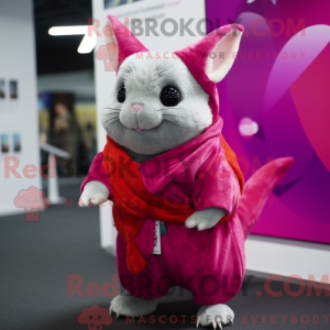 Magenta Chinchilla maskot...