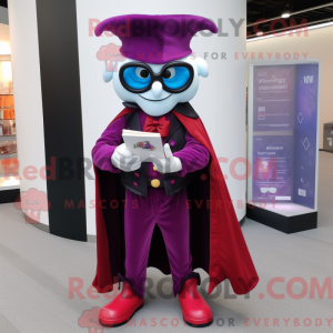 Magenta Vampire mascot...