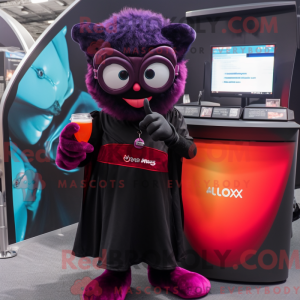 Magenta Vampire mascot...