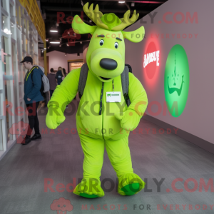 Lime Green Moose...