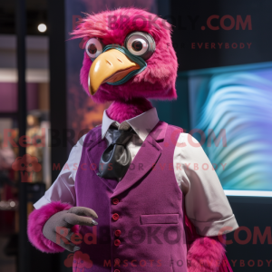 Costume mascotte Magenta...