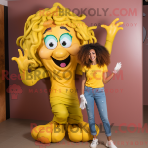 Yellow Medusa mascot...