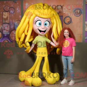 Yellow Medusa mascot...