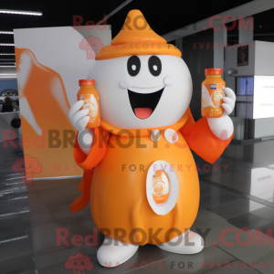 Postava maskota Orange...