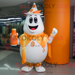 Postava maskota Orange...