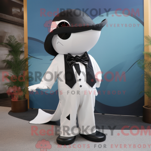 White Killer Whale mascot...