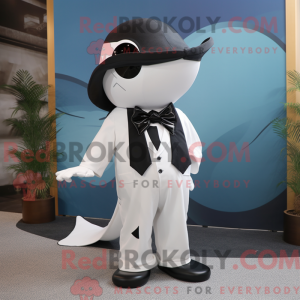 White Killer Whale maskot...