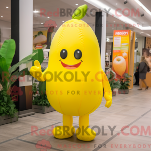 Lemon Yellow Mango mascot...
