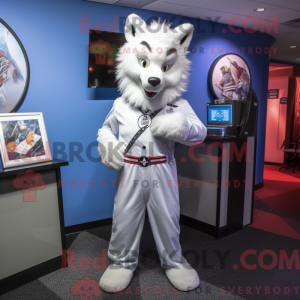White Wolf mascot costume...
