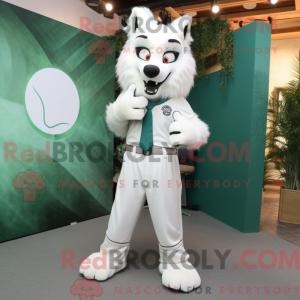 Figura de máscara de lobo...