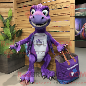 Lilla Dimorphodon maskot...