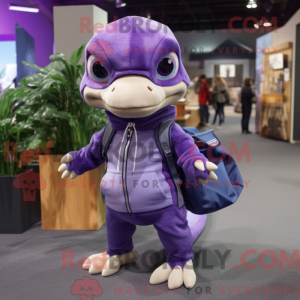 Purple Dimorphodon mascot...