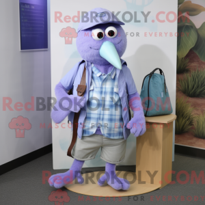 Lavender Kiwi mascot...