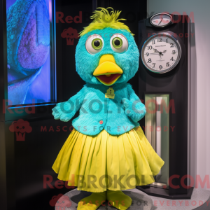 Turquoise Canary mascot...