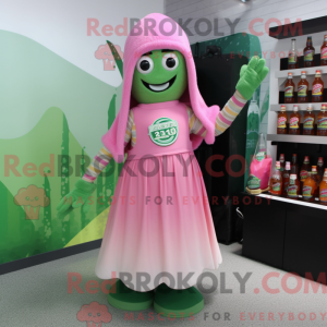 Pink Green Beer maskot...