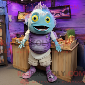 Lavender Fish Tacos mascot...
