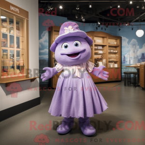 Lavendel torsk maskot...