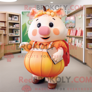 Peach Sow mascot costume...