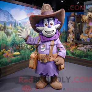 Lavender Cowboy mascot...