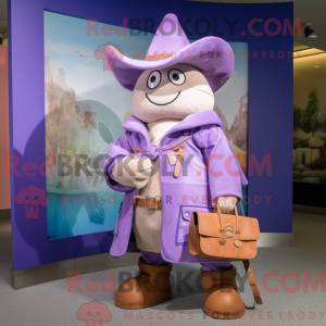 Lavendel Cowboy maskot...