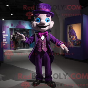 Purple Acrobat mascot...