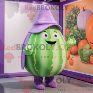 Lavendel melon maskot...