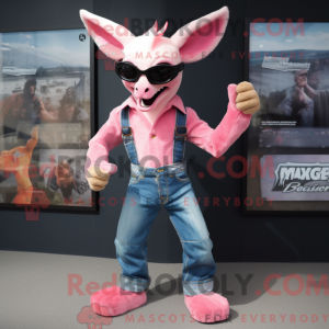 Pink Chupacabra mascot...