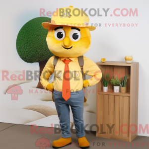 Yellow Apricot mascot...