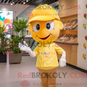 Yellow Apricot mascot...