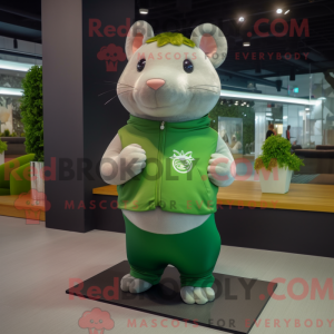 Grüner Hamster Maskottchen...
