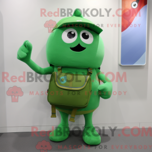 Green But mascot costume...