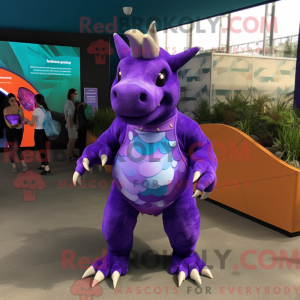 Paars Triceratops...