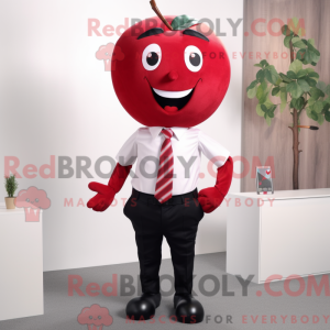 Red Cherry-maskotdraktfigur...