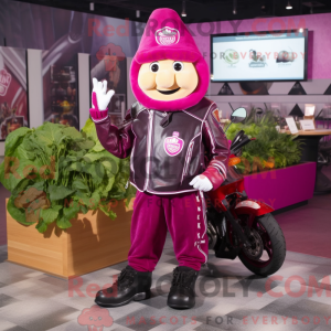 Magenta Beet maskot...