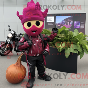 Magenta Beet maskot...