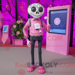 Pink Graveyard mascot...