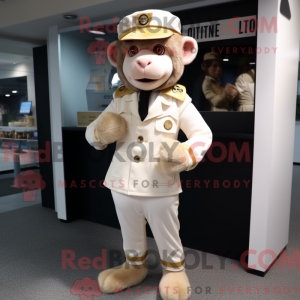 Cream Monkey maskot kostume...