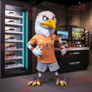 Peach Eagle Maskottchen...