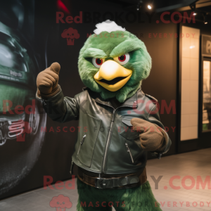 Forest Green Hens mascot...