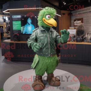 Forest Green Hens mascot...