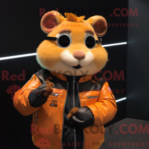 Orange Hamster mascot...