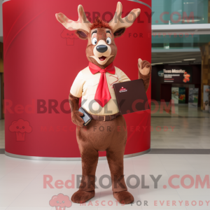 Postava maskota Red Deer...