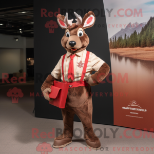 Maskotka Red Deer kostyme...