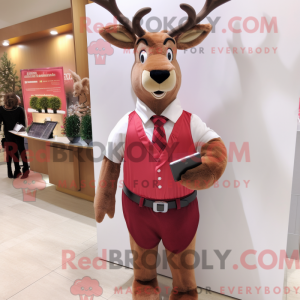 Red Deer-mascottekostuum...