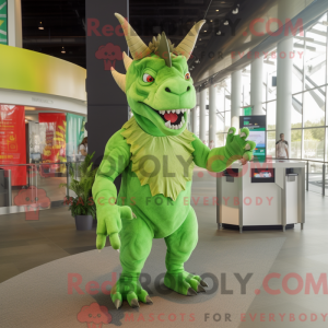 Lime Green Triceratops...